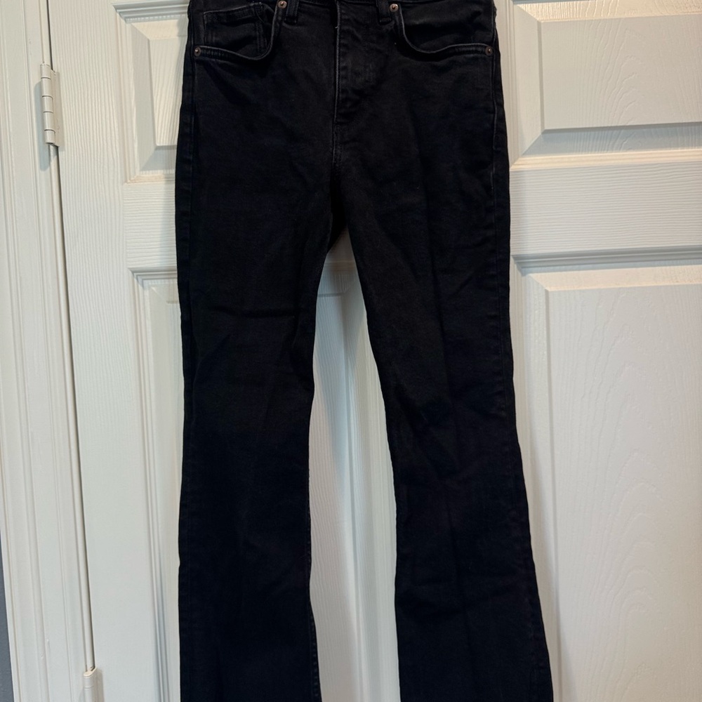 Zara Black Ankle Cropped Jeans